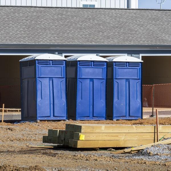 Heavy-duty construction site porta potty in West Memphis, Arkansas